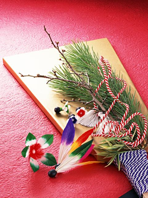 謹賀新年「飛躍の年、羽子板」